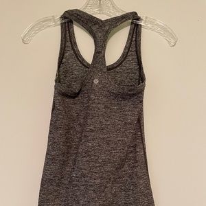 Lululemon Cool Racerback Tank Top Heathered Grey